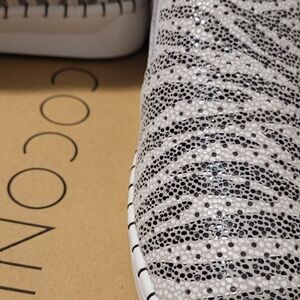 Shoes unisex zebra striped coconuts by Melissa size 7.5